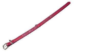 Halsband Crystal rosa 32cm einreihig