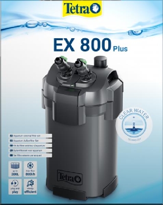 Tetra EX 800 plus Außenfilter Komplettset - 100-250 Liter