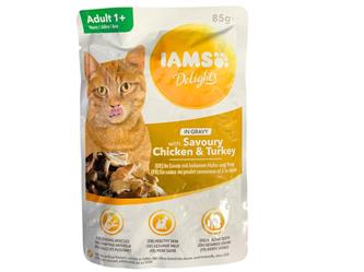 IAMS - Delights - Adult - Huhn & Truthahn in Sauce - 85g