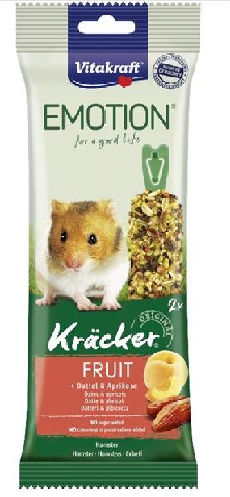 Emotion Kräcker Fruit  + Dattel & Aprikose - Hamster - 112g