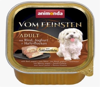 Animonda - Vom Feinsten Adult -Rind,Joghurt+Haferflock- 150g