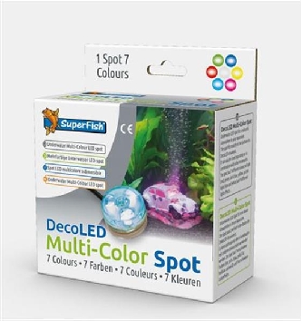 Deko LED Multi-Color Spot - 9 Lichteffekte - 2W