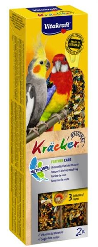 Kräcker - Feather Care 2er - 180g - Großsittiche