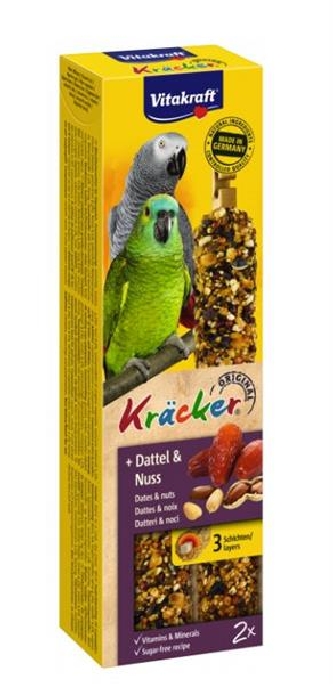 Kräcker Original - Dattel & Nuss 2er Papagei (African)