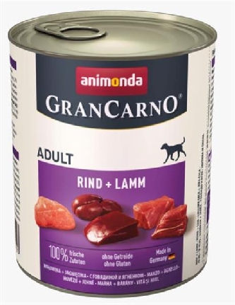 Animonda GranCarno Adult - Rind+Lamm - 800g