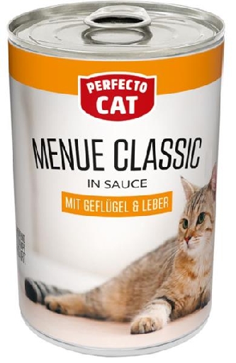 Menue Classic in Sauce - mit Geflügel & Leber - 400g