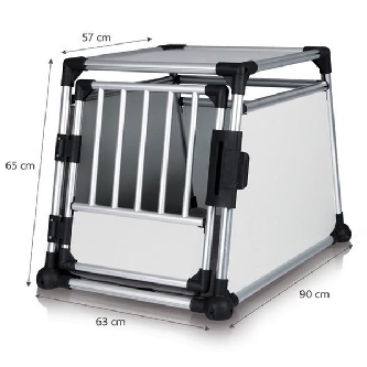 Auto Transportkäfig - Aluminium 63x65x90cm