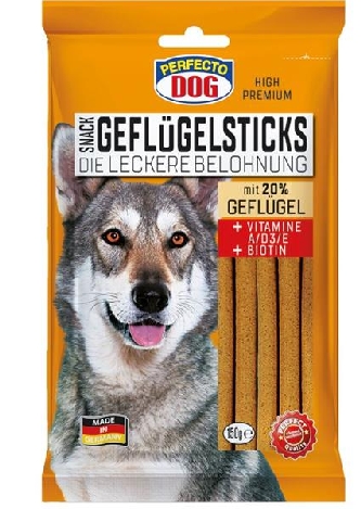 Perfecto Dog Geflügelsticks - 150g