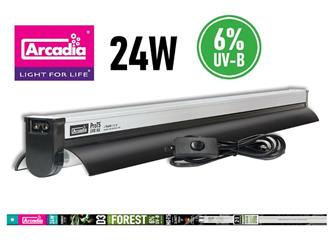 Arcadia Pro T5 UVB Kit - 24W Forest mit D3 - 6%