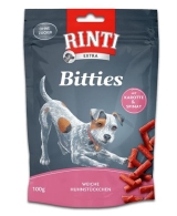 RINTI Bitties Hühnchenstreifen - Karotte & Spinat - 100g