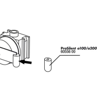 JBL ProSilent a100/200 Gummihalter Membrananker