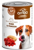 Arriba - Rind & Pansen - Adult - 400g - Dose