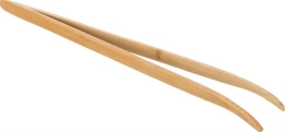 Futterpinzette Bambus 28cm - gebogen