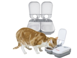 Cat Mate Futterautomat automatisch, 2 Mahlzeiten