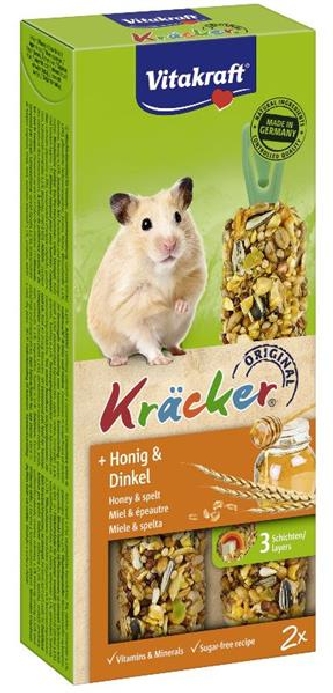 Kräcker - Honig & Dinkel 2er - Hamsterfutter - 112g