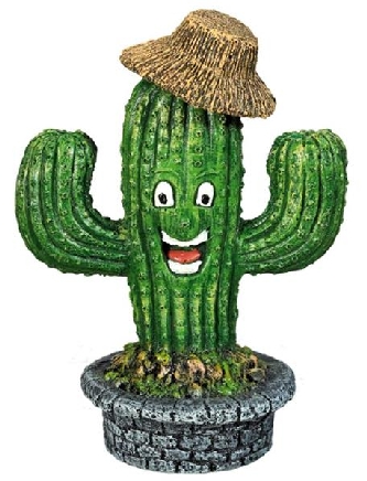 Aqua Ornaments Kaktus mit Gesicht - 8x5,8x11cm