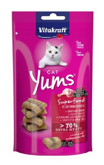 Cat Yums Superfood Holunder + Ente - 40g