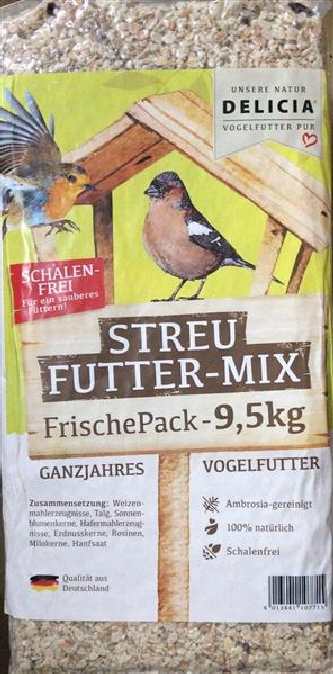 Delicia Streu Futter Mix - 9,5kg