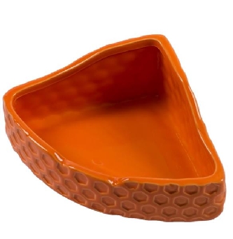 Futternapf Ecke Stone Deco Naranja - 23x16x11,5cm
