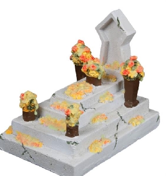 Deko los muertos Grave 1 1,9x8,3x10cm