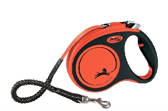 Flexi Xtreme L Gurt 5m schwarz/orange