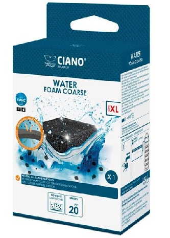 Ciano Water Foam Coarse XL - Maße: 10,6x8,6x4,5cm