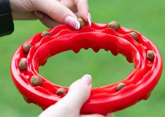 Hundering °12cm rot S - Dental toy
