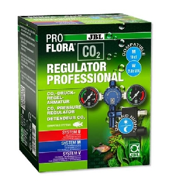 JBL PROFLORA CO2 Regulator Professional Druckminderer+Magnet