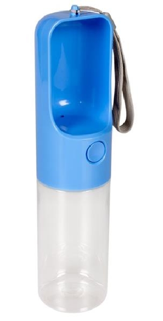 Wasserflasche 450ml 28,5x6,5x6,5cm - blau
