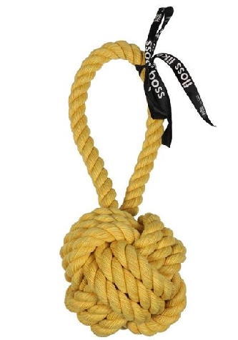 Baumwollknoten 20cm gelb - Are you knots