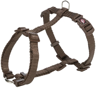 Premium H-Geschirr XS-S 30-44cm/10mm, haselnuss