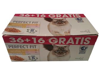 Perfect Fit Cat Sensitive - 36x85g - plus 16 Stück GRATIS