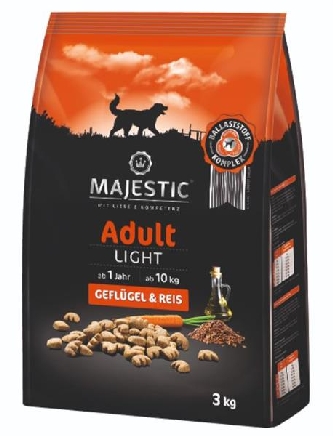 Adult - Light - Geflügel + Reis - 3kg
