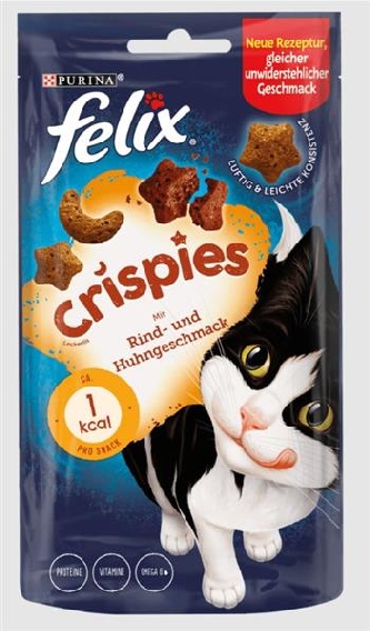 Felix Crispies mit Rind- und Huhngeschmack - 45g