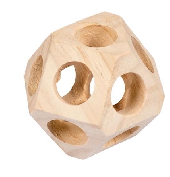 Holz Spielball - 10x10x10cm