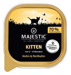 Huhn & Perlhuhn - Kitten - 100g - Majestic