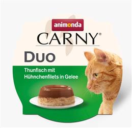 Carny Duo - Adult - Thunfisch mit Hühnchenfilets Gelee - 70g