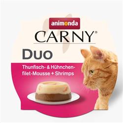 Carny Duo - Adult - Thunfisch- & Hünchen-Mousse&Shrimps -70g