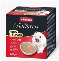 Animonda - vom Feinstern - Snack Pudding Rind pur - 3x85g