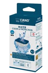 Ciano Water Clear Small 2Stk. - 3,8x3x2,3cm - blau