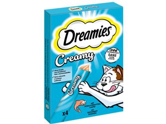 Dreamies Creamy - Lachs - 4x10g