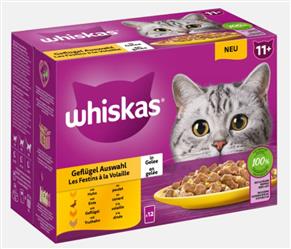 WHISKAS - Geflügel AuswahlGelee 11+ - 12x85g