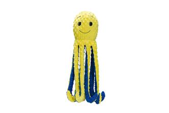 Oktopus Amy gelb 56cm - Hundespielzeug