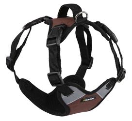 Hundegeschirr Pulsive braun,Hals: 62-85cm, Brust: 72-96cm