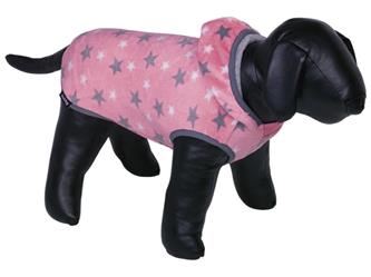 Hundepullover / Hundebademantel Flanell rosa - 44cm