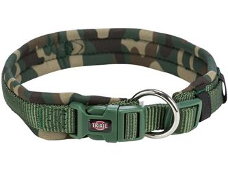 Premium Halsband M-L Neopren Polster 42-48cm, Camouflage