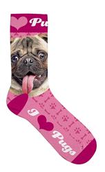 Socken Größe 39-44 - Pug