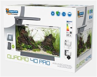 SF Quadro Pro 40 Aquarium - weiß