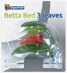 Betta Bed - Entspannung für Kampffische - 3 Blätter