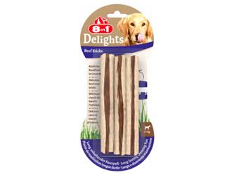 8in1 Delights Beef Sticks - 3 Sticks - 75g